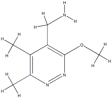 4-Pyridazinemethanamine,3-methoxy-5,6-dimethyl-(9CI) CAS#: 723232-89-1