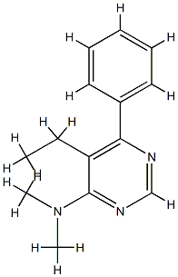 4-Pyrimidinamine,5-ethyl-N,N-dimethyl-6-phenyl-(9CI) CAS#: 744963-42-6