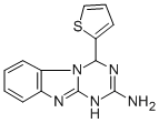 4-THIOPHEN-2-YL-1,4-DIHYDRO-BENZO[4,5]IMIDAZO[1,2-A][1,3,5]TRIAZIN-2-YLAMINE CAS#: 78650-08-5