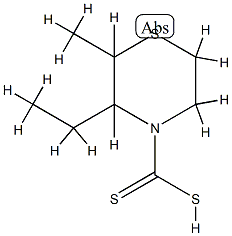 4-Thiomorpholinecarbodithioicacid,3-ethyl-2-methyl-(9CI) CAS#: 768309-79-1