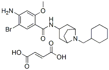 4-amino-5-bromo-N-[8-(cyclohexylmethyl)-8-azabicyclo[3.2.1]oct-3-yl]-2 -methoxy-benzamide, but-2-enedioic acid CAS#: 76352-03-9