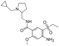 4-amino-N-[[1-(cyclopropylmethyl)-2-pyrrolidinyl]methyl]-5-(ethylsulphonyl)-2-methoxybenzamide CAS#: 72135-20-7