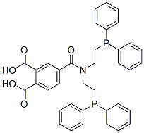 4-[bis(2-diphenylphosphanylethyl)carbamoyl]benzene-1,2-dicarboxylic ac id CAS#: 77462-00-1