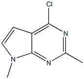 4-chloro-2,7-diMethyl-7H-pyrrolo[2,3-d]pyriMidine CAS#: 78756-80-6