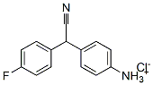 [4-[cyano(4-fluorophenyl)methyl]phenyl]ammonium chloride CAS#: 73663-75-9