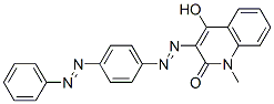 4-hydroxy-1-methyl-3-[[4-(phenylazo)phenyl]azo]-2-quinolone CAS#: 73287-67-9