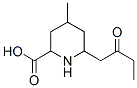 4-methyl-6-(2-oxobutyl)-2-piperidinecarboxylic acid CAS#: 74235-25-9