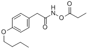 4-n-Butoxyphenylacetohydroxamic acid, O-propionate ester CAS#: 77372-68-0