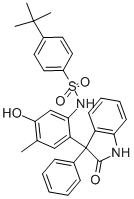 4-tert-butyl-N-(5-hydroxy-4-methyl-2-(2-oxo-3-phenylindolin CAS#: 783324-18-5