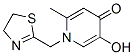 4(1H)-Pyridinone, 1-[(4,5-dihydro-2-thiazolyl)methyl]-5-hydroxy-2-methyl- (9CI) CAS#: 792881-73-3