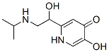 4(1H)-Pyridinone, 5-hydroxy-2-[1-hydroxy-2-[(1-methylethyl)amino]ethyl]- (9CI) CAS#: 732194-12-6