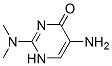 4(1H)-Pyrimidinone, 5-amino-2-(dimethylamino)- (9CI) CAS#: 72410-49-2