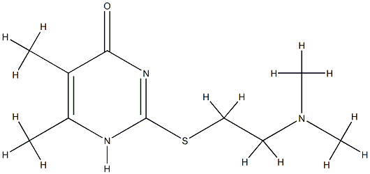 4(1H)-Pyrimidinone,2-[[2-(dimethylamino)ethyl]thio]-5,6-dimethyl-(9CI) CAS#: 785714-85-4