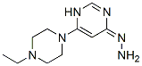 4(1H)-Pyrimidinone,6-(4-ethyl-1-piperazinyl)-,hydrazone(9CI) CAS#: 700803-96-9