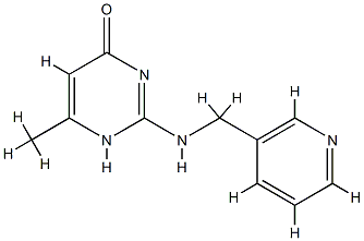 4(1H)-Pyrimidinone,6-methyl-2-[(3-pyridinylmethyl)amino]-(9CI) CAS#: 786660-73-9