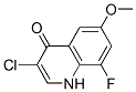 4(1H)-Quinolinone,  3-chloro-8-fluoro-6-methoxy- CAS#: 724789-61-1
