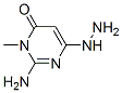 4(3H)-Pyrimidinone, 2-amino-6-hydrazino-3-methyl- (9CI) CAS#: 719298-79-0