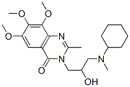 4(3H)-Quinazolinone,  3-[3-(cyclohexylmethylamino)-2-hydroxypropyl]-6,7,8-trimethoxy-2-methyl- CAS#: 779263-02-4