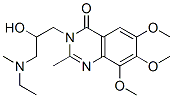 4(3H)-Quinazolinone,  3-[3-(ethylmethylamino)-2-hydroxypropyl]-6,7,8-trimethoxy-2-methyl- CAS#: 784986-26-1