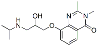 4(3H)-Quinazolinone,  8-[2-hydroxy-3-[(1-methylethyl)amino]propoxy]-2,3-dimethyl- CAS#: 786601-67-0