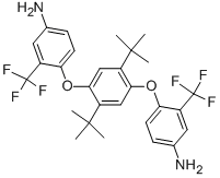 4,4'-[[2,5-Bis(tert-butyl)-1,4-phenylene]bis(oxy)]bis[3-(trifluoromethyl)benzenamine CAS#: 707340-73-6