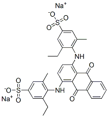 4,4'-[[(9,10-Dihydro-9,10-dioxoanthracene)-1,4-diyl]diimino]bis[3-ethyl-5-methylbenzenesulfonic acid]disodium salt CAS#: 72749-77-0