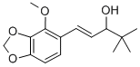 4,4-Dimethyl-1-(2-methoxy-3,4-methylenedioxyphenyl)-1-penten-3-ol CAS#: 73771-58-1