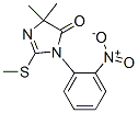 4,4-Dimethyl-2-(methylthio)-1-(2-nitrophenyl)-2-imidazolin-5-one CAS#: 77893-66-4