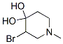 4,4-Piperidinediol, 3-bromo-1-methyl- (9CI) CAS#: 757161-01-6
