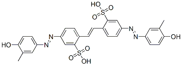 4,4'-bis[(4-hydroxy-3-methylphenyl)azo]stilbene-2,2'-disulphonic acid CAS#: 79015-29-5