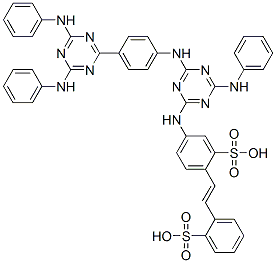 4,4'-bis[4,6-bis(anilino)-1,3,5-triazin-2-yl]aminostilbene-2,2'-disulphonic acid CAS#: 88-38-0