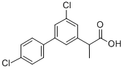 4',5-Dichloro-alpha-methyl-3-biphenylacetic acid CAS#: 75852-59-4