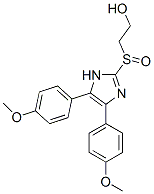4,5-bis(4-methoxyphenyl)-2-(2-hydroxyethylsulfinyl)imidazole CAS#: 73181-83-6