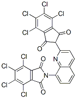4,5,6,7-tetrachloro-2-[2-(4,5,6,7-tetrachloro-1,3-dioxo-inden-2-yl)quinolin-8-yl]isoindole-1,3-dione CAS#: 72779-84-1