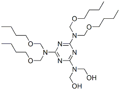 [4,6-Bis[bis(butoxymethyl)amino]-s-triazin-2-ylimino]dimethanol CAS#: 74037-60-8