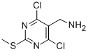 (4,6-DICHLORO-2-(METHYLTHIO)PYRIMIDIN-5-YL)METHANAMINE CAS#: 771571-91-6