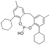 4,8-dicyclohexyl-6-hydroxy-2,10-dimethyl-12H-dibenzo[d,g][1,3,2]dioxaphosphocin CAS#: 73912-21-7
