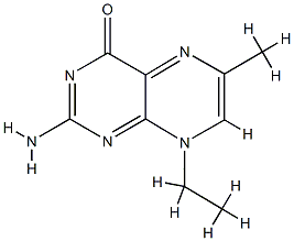 4(8H)-Pteridinone,2-amino-8-ethyl-6-methyl-(9CI) CAS#: 771450-87-4