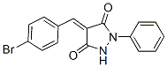 (4E)-4-(4-Bromobenzylidene)-1-phenyl-3,5-pyrazolidinedione CAS#: 77738-03-5