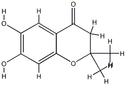 4H-1-Benzopyran-4-one,2,3-dihydro-6,7-dihydroxy-2,2-dimethyl-(9CI) CAS#: 76348-95-3