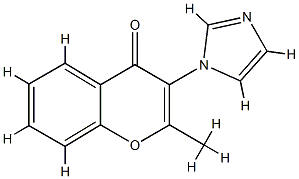 4H-1-Benzopyran-4-one,3-(1H-imidazol-1-yl)-2-methyl-(9CI) CAS#: 790617-62-8