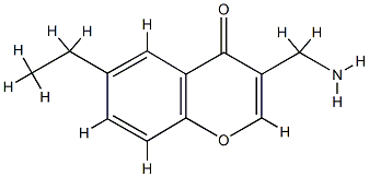 4H-1-Benzopyran-4-one,3-(aminomethyl)-6-ethyl-(9CI) CAS#: 771573-79-6