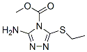 4H-1,2,4-Triazole-4-carboxylicacid,3-amino-5-(ethylthio)-,methylester(9CI) CAS#: 79742-00-0
