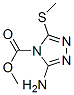 4H-1,2,4-Triazole-4-carboxylicacid,3-amino-5-(methylthio)-,methylester(9CI) CAS#: 79741-99-4