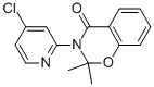 4H-1,3-Benzoxazin-4-one, 3-(4-chloro-2-pyridinyl)-2,3-dihydro-2,2-dimethyl- CAS#: 74405-00-8