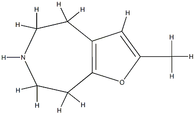 4H-Furo[2,3-d]azepine,5,6,7,8-tetrahydro-2-methyl-(9CI) CAS#: 775252-60-3