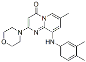 4H-PYRIDO[1,2-A]PYRIMIDIN-4-ONE, 9-[(3,4-DIMETHYLPHENYL)AMINO]-7-METHYL-2-(4-MORPHOLINYL)- CAS#: 768401-13-4