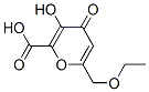 4H-Pyran-2-carboxylic acid, 6-(ethoxymethyl)-3-hydroxy-4-oxo- (9CI) CAS#: 722500-53-0