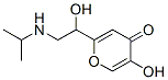 4H-Pyran-4-one, 5-hydroxy-2-[1-hydroxy-2-[(1-methylethyl)amino]ethyl]- (9CI) CAS#: 721387-09-3