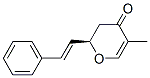4H-Pyran-4-one,2,3-dihydro-5-methyl-2-[(1E)-2-phenylethenyl]-,(2R)-(9CI) CAS#: 773879-84-8